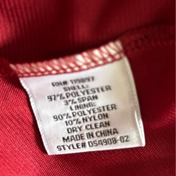 Collective Concepts Rich Red Textured Midi Dress - Picture 9 of 9